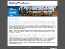 Tablet Screenshot of buildingwire.org
